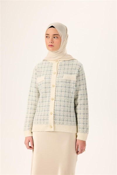 Pamuk Polyester Liva Şal Ekru Dokulu Nefes Alan Doğal Yapılı 90x200