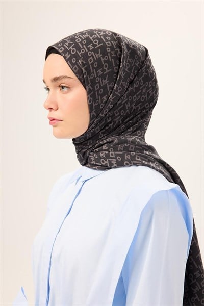 Pamuk Polyester Liva Şal Füme Dokulu Nefes Alan 90x200