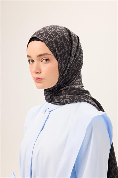 Pamuk Polyester Liva Şal Füme Dokulu Nefes Alan 90x200