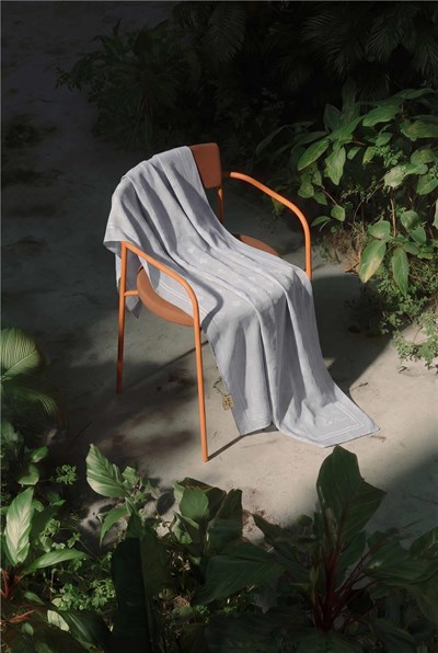 Pamuk Polyester Liva Şal Gümüş Nefes Alan Dokulu Tok Duruşlu 90x200