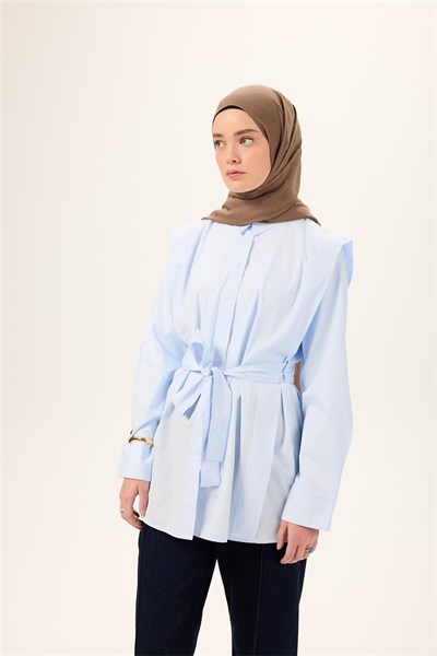 Pamuk Polyester Liva Şal Koyu Vizon Düz Dokulu Tok Duruşlu 90x200