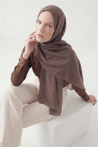 Pamuk Polyester Liva Şal Vizon Nefes Alan Dokulu 90x200