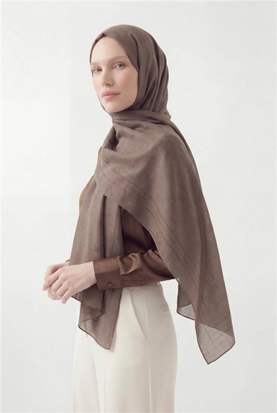 Pamuk Polyester Liva Şal Vizon Nefes Alan Dokulu 90x200
