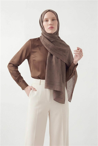 Pamuk Polyester Liva Şal Vizon Nefes Alan Dokulu 90x200