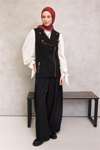 Pamuk Polyester Soft Eşarp Lilyum Desen Kırmızı 90x90