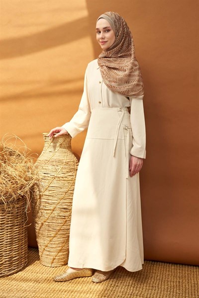 Riva Şal Tencel Boston Fern  Vizon