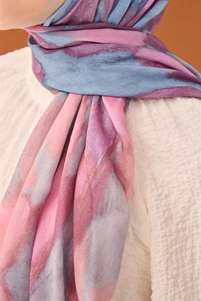 Riva Şal Tencel Cloud Pembe