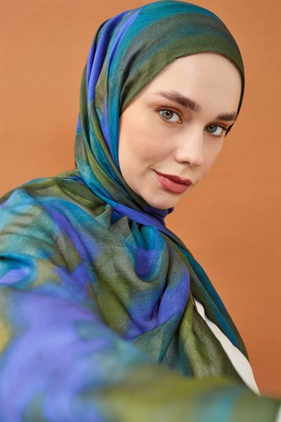 Riva Şal Tencel Cloud Saks