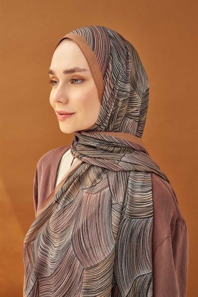 Riva Şal Tencel Flow Somon