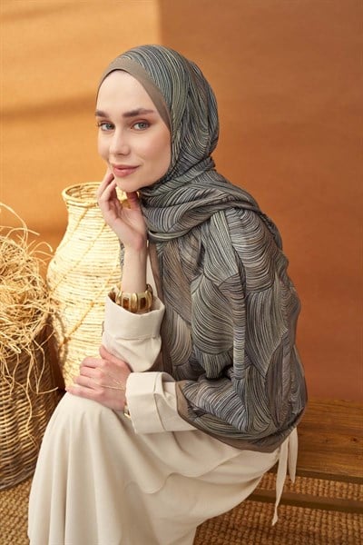 Riva Şal Tencel Flow Sütlü Kahve