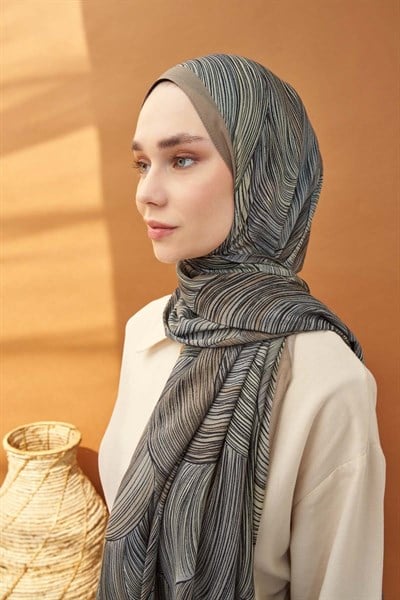 Riva Şal Tencel Flow Sütlü Kahve