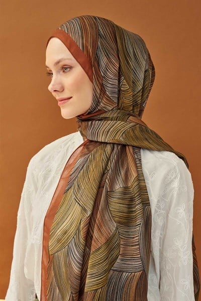 Riva Şal Tencel Flow Taba