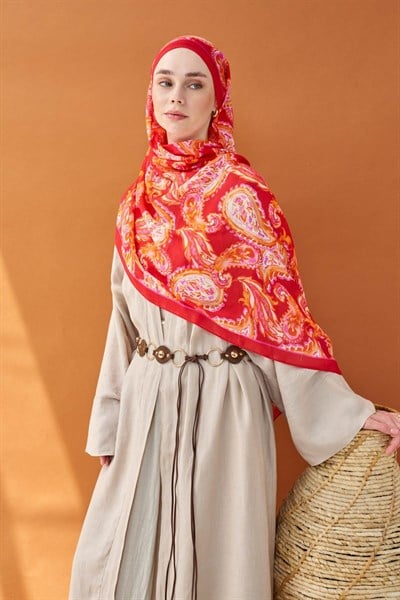 Riva Şal Tencel Paisley Narçiçeği