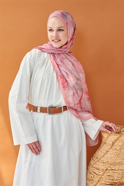 Riva Şal Tencel Wild Flower Pembe