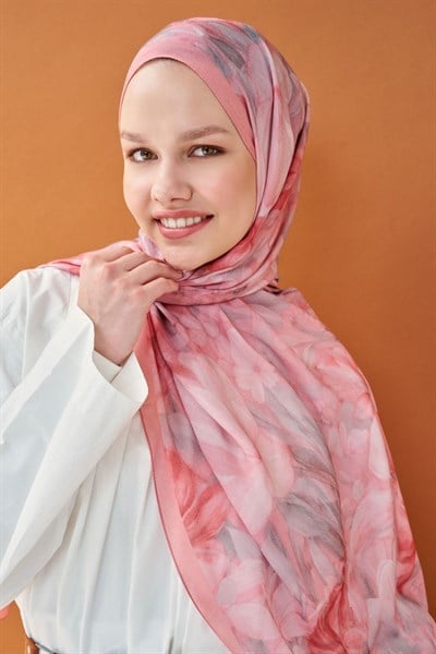 Riva Şal Tencel Wild Flower Pembe