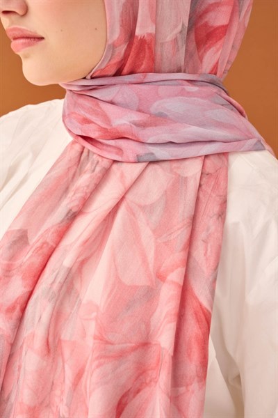 Riva Şal Tencel Wild Flower Pembe