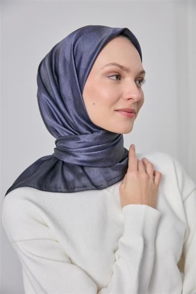 Shiny Işıltı Eşarp Lila Etnik Desen 90*90