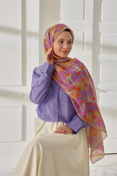 Silk Home Desenli Soft Şal 70022-03