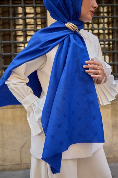 Silk Home Monogram Pamuk İpek Şal 461001-06