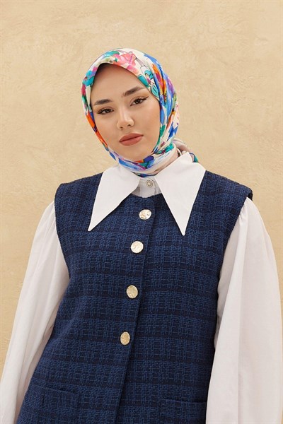 Silk Home Organik Pamuk İpek Eşarp 79007-08