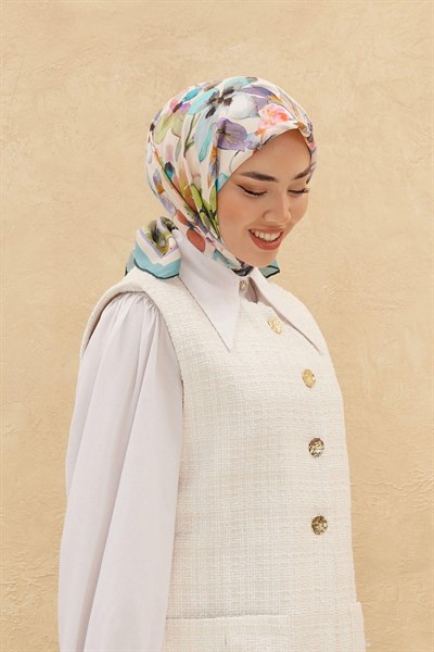 Silk Home Organik Pamuk İpek Eşarp 79007-13