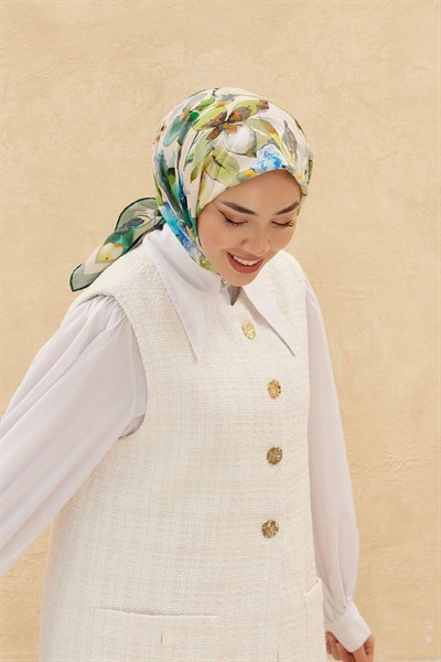 Silk Home Organik Pamuk İpek Eşarp 79007-14