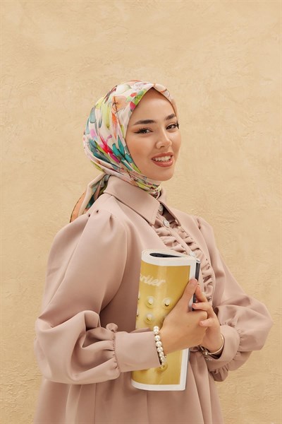 Silk Home Organik Pamuk İpek Eşarp 79007-05
