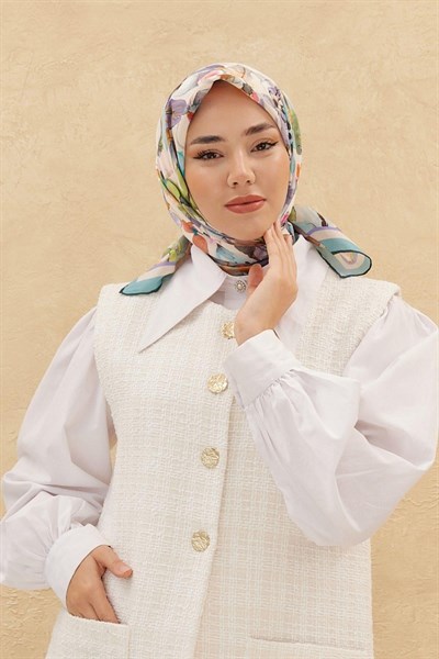 Silk Home Organik Pamuk İpek Eşarp 79007-13