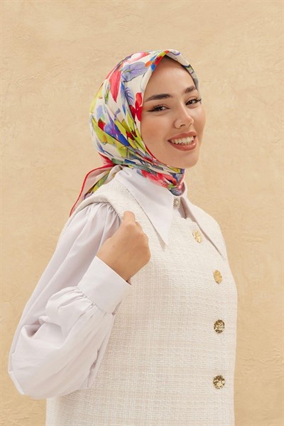 Silk Home Organik Pamuk İpek Eşarp 79007-07