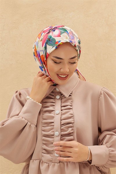 Silk Home Organik Pamuk İpek Eşarp 79007-06