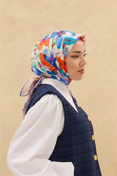 Silk Home Organik Pamuk İpek Eşarp 79007-08