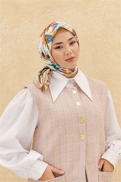 Silk Home Organik Pamuk İpek Eşarp 79007-03