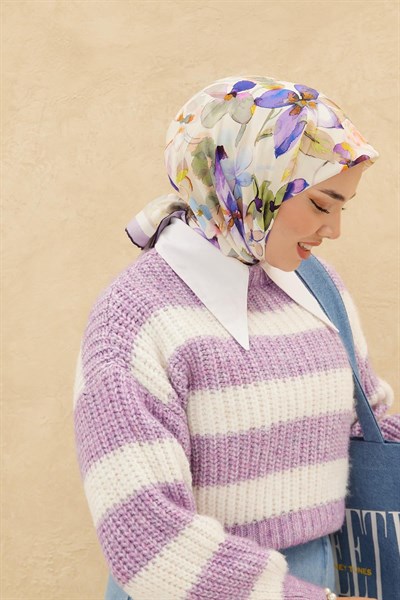 Silk Home Organik Pamuk İpek Eşarp 79007-10