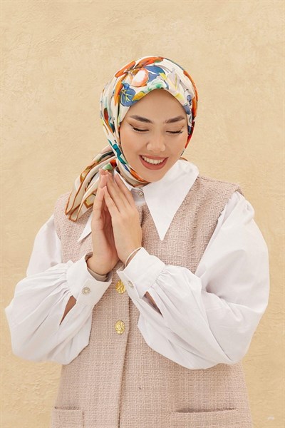 Silk Home Organik Pamuk İpek Eşarp 79007-03