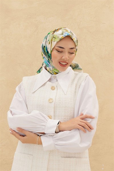 Silk Home Organik Pamuk İpek Eşarp 79007-14