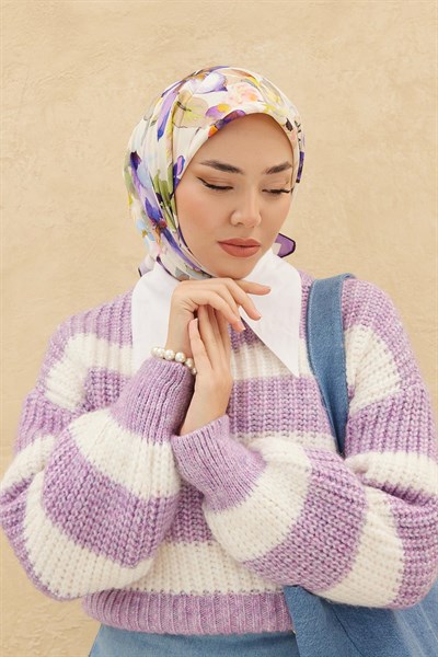 Silk Home Organik Pamuk İpek Eşarp 79007-10