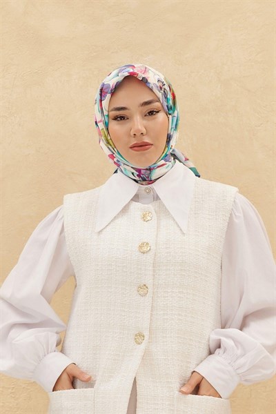 Silk Home Organik Pamuk İpek Eşarp 79007-12