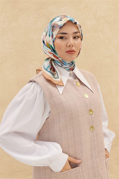 Silk Home Organik Pamuk İpek Eşarp 79007-04