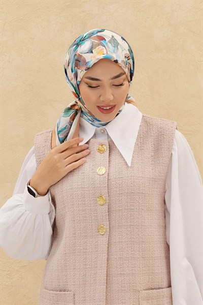 Silk Home Organik Pamuk İpek Eşarp 79007-04