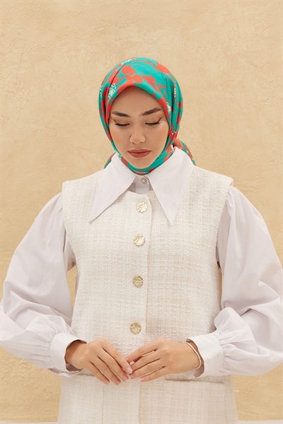 Silk Home Organik Pamuk İpek Eşarp 79008-07