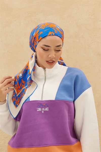 Silk Home Organik Pamuk İpek Eşarp 79008-09