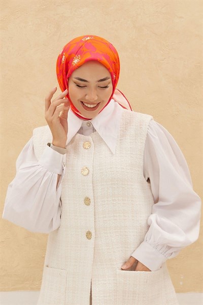 Silk Home Organik Pamuk İpek Eşarp 79008-04