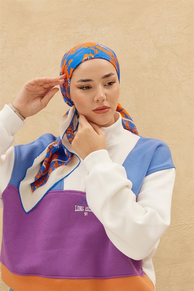 Silk Home Organik Pamuk İpek Eşarp 79008-09