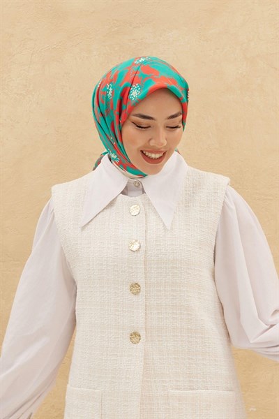 Silk Home Organik Pamuk İpek Eşarp 79008-07