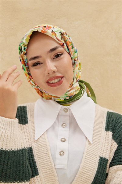 Silk Home Organik Pamuk İpek Eşarp 79009-13