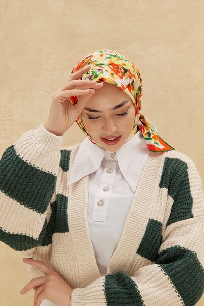 Silk Home Organik Pamuk İpek Eşarp 79009-20