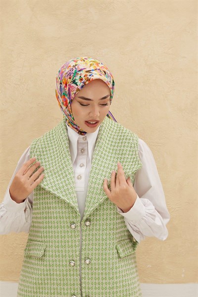 Silk Home Organik Pamuk İpek Eşarp 79009-05