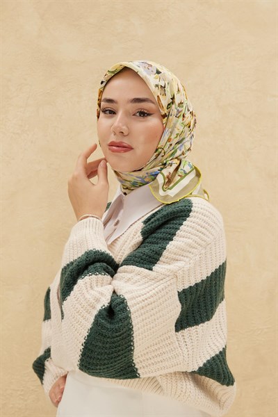 Silk Home Organik Pamuk İpek Eşarp 79009-15