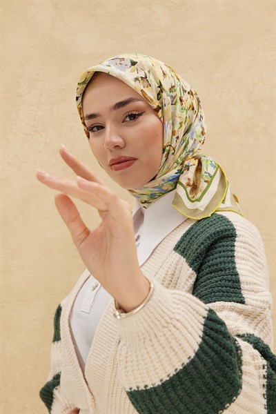 Silk Home Organik Pamuk İpek Eşarp 79009-15