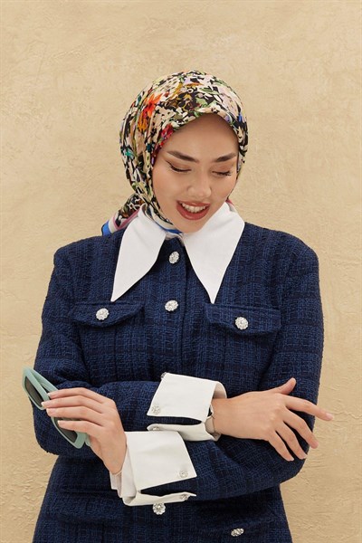 Silk Home Organik Pamuk İpek Eşarp 79009-11